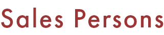 Sales Persons